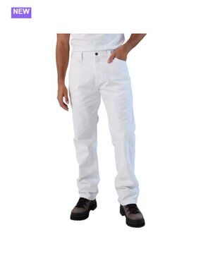 Relaxed Fit Utility Painter's Pants Straight Leg High Rise Work